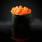 Lachs Gunkan (spicy)