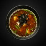 Misosuppe mit Tofu (vegan)